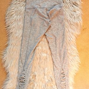 lululemon luon yoga pants size 4 heathered grey